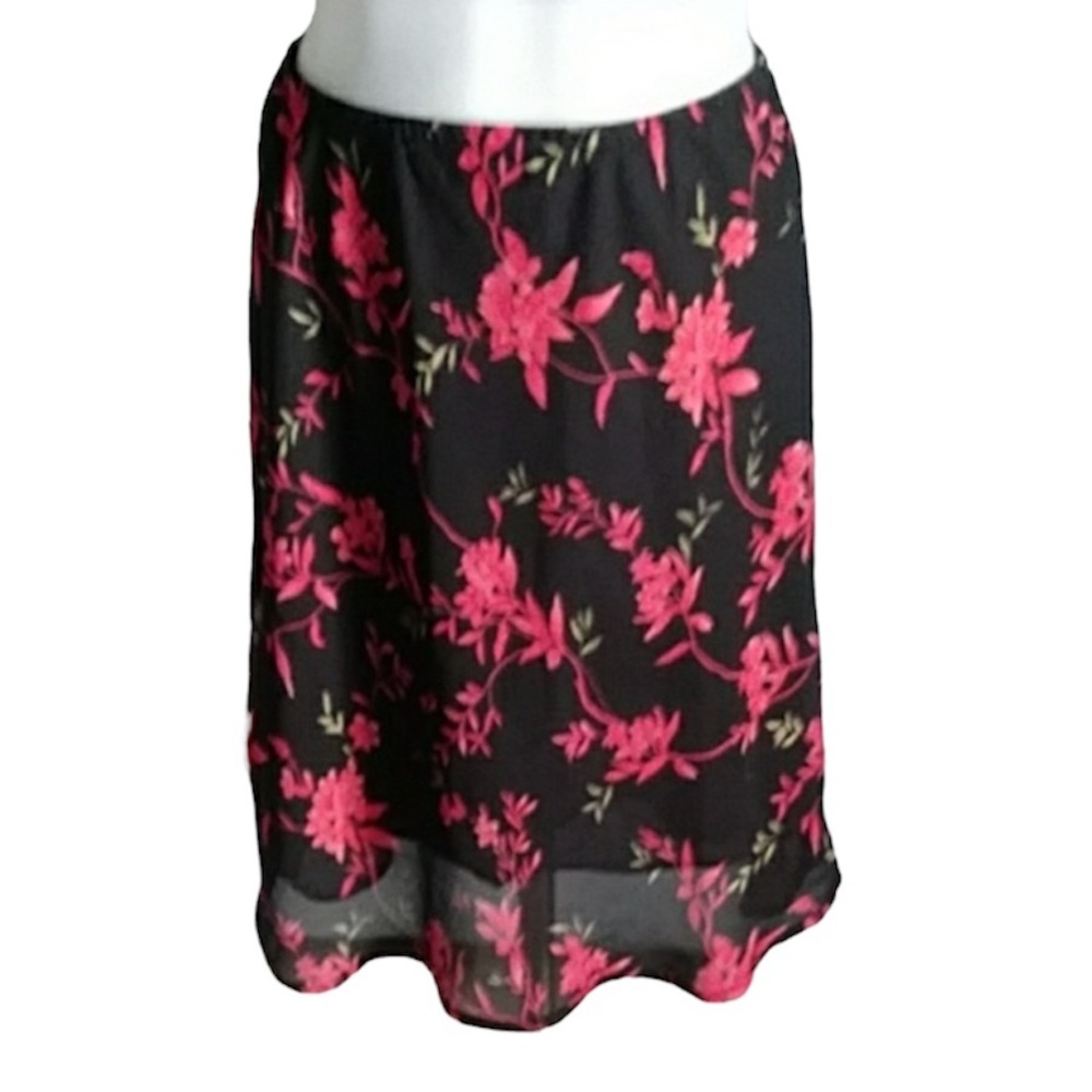 🛑LAST CHANCE🛑SARAH B STUDIO Sheer Layered Skirt